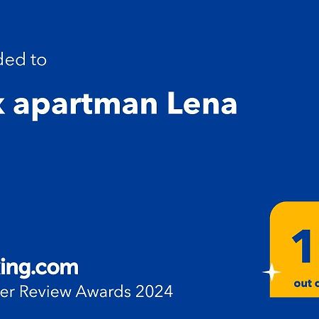 Lux Apartman Lena Belgrad Exteriör bild